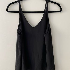 Black tank top